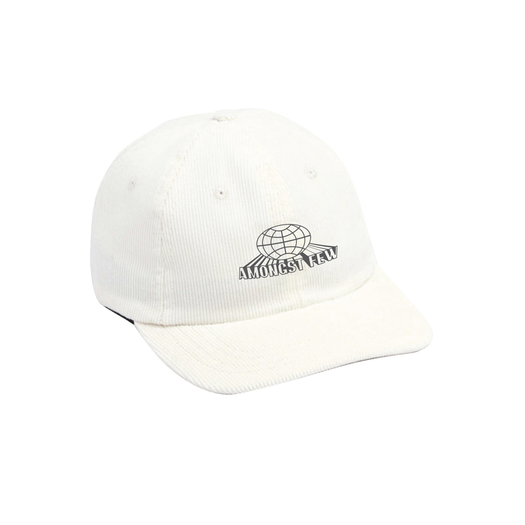 Global Corduroy Cap - White
