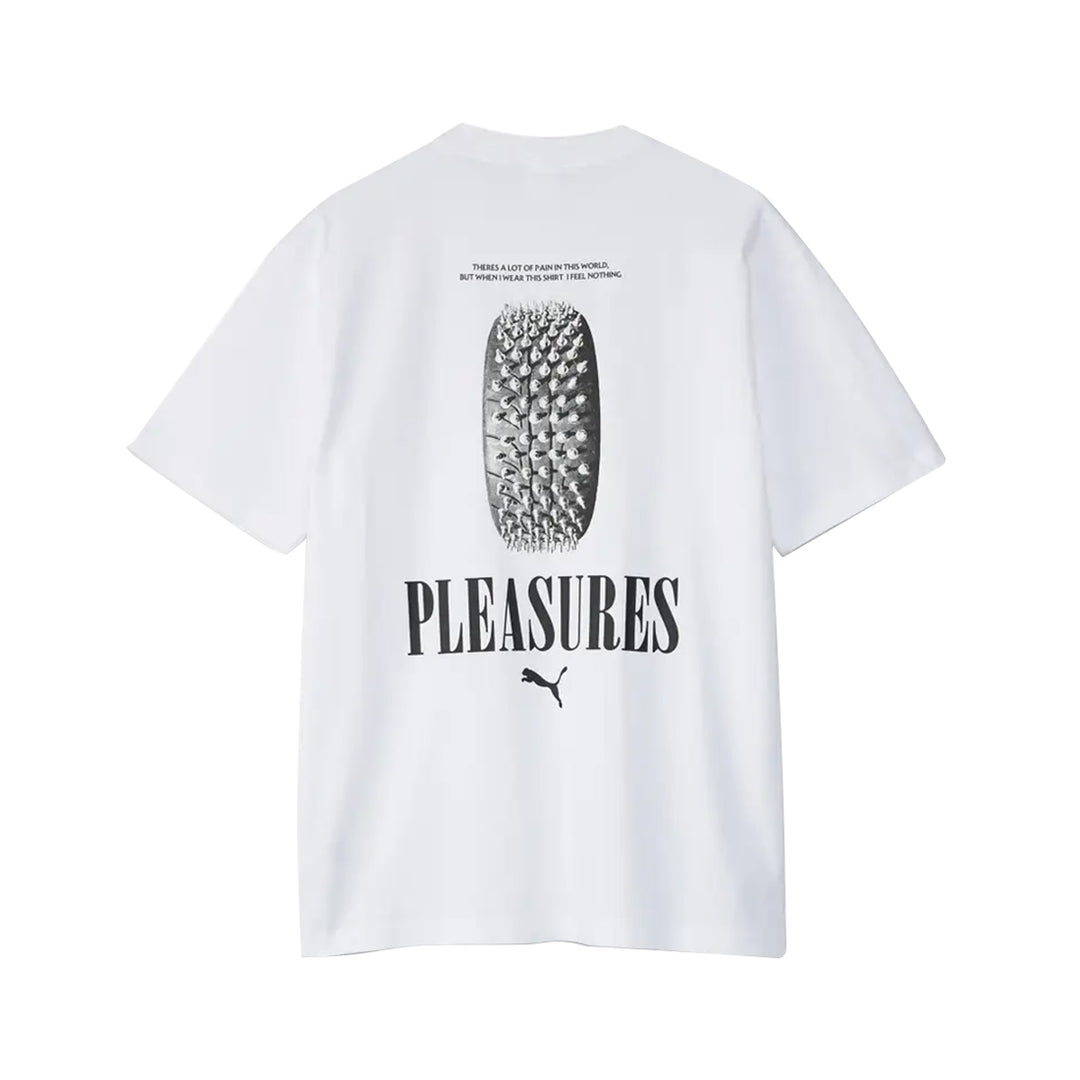 Puma X Pleasures Graphic Tee  - White