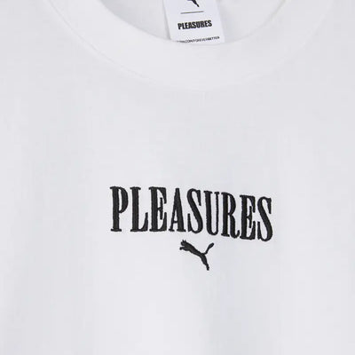 Puma X Pleasures Graphic Tee  - White