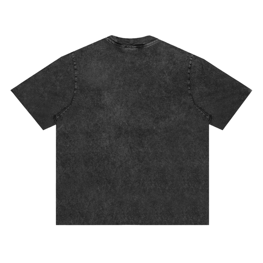 Beware Of The Dog T-Shirt - Washed Black