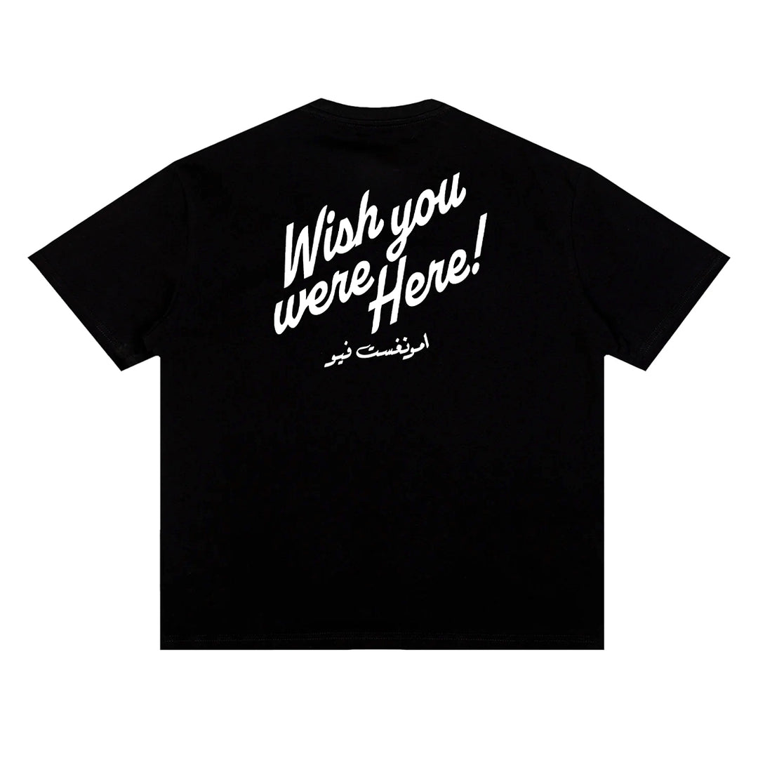 Wish You Were Here T-Shirt - Black