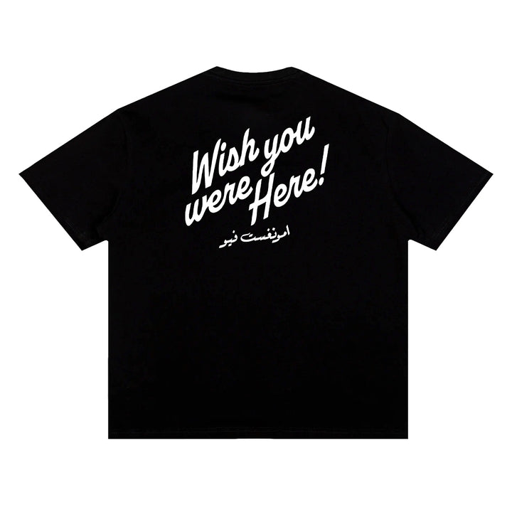 Wish You Were Here T-Shirt - Black