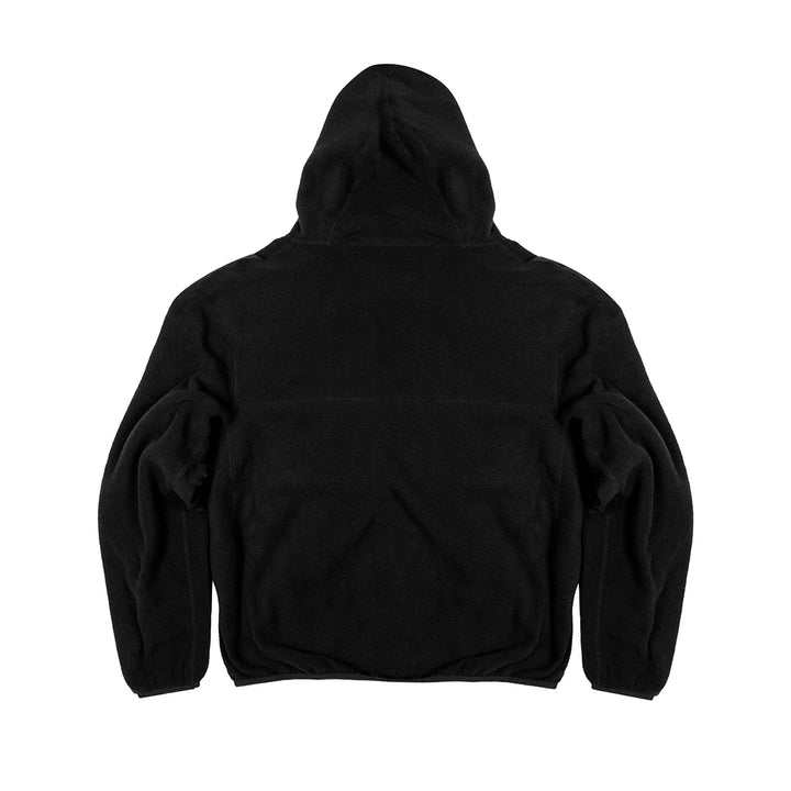 Alfresco Fleece Zip Hoodie - Black