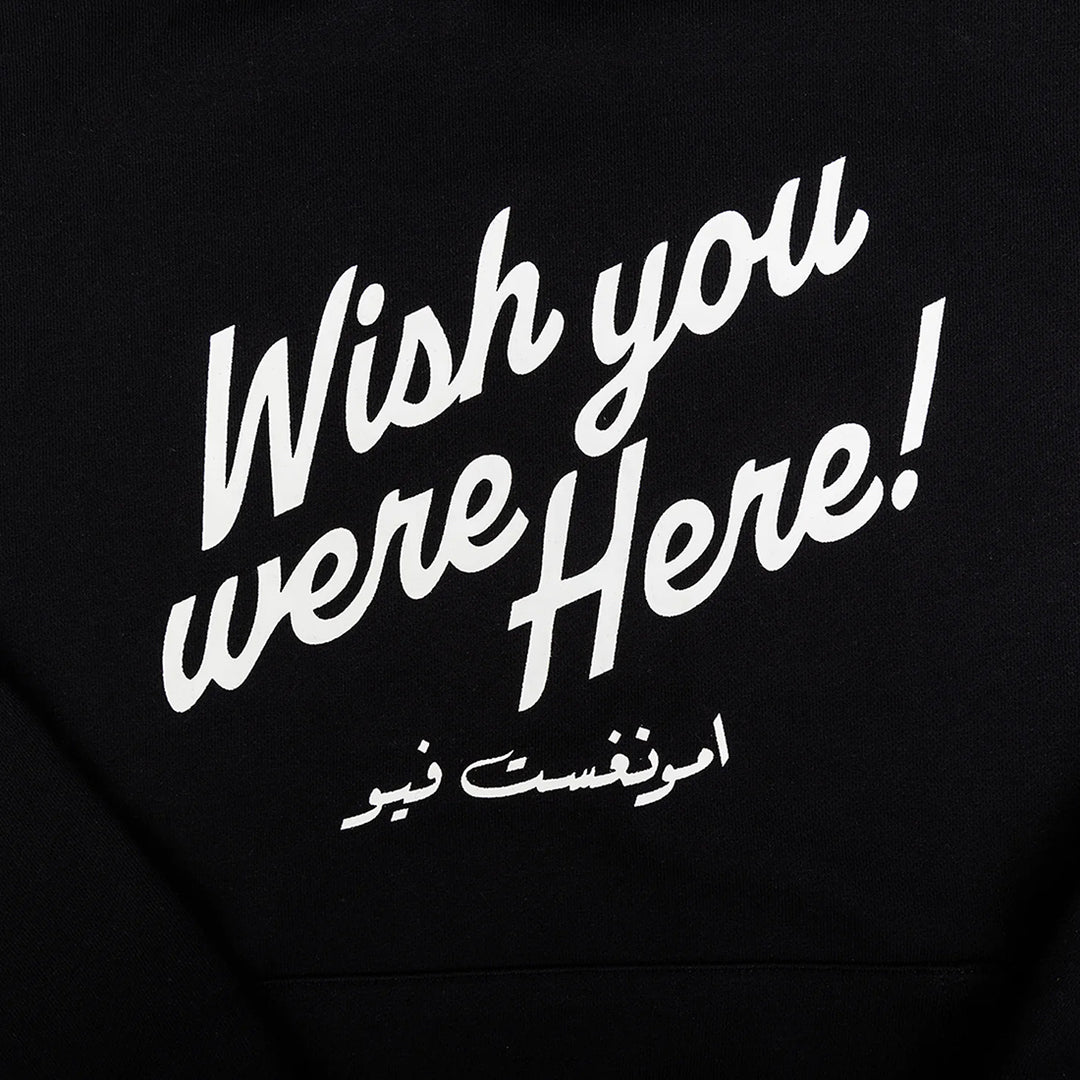 Wish You Were Here Hoodie - Black