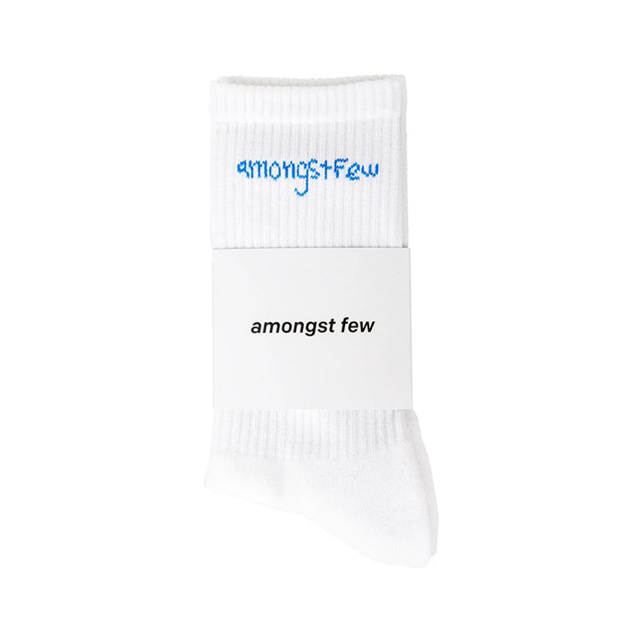 Hand Drawn Socks - White