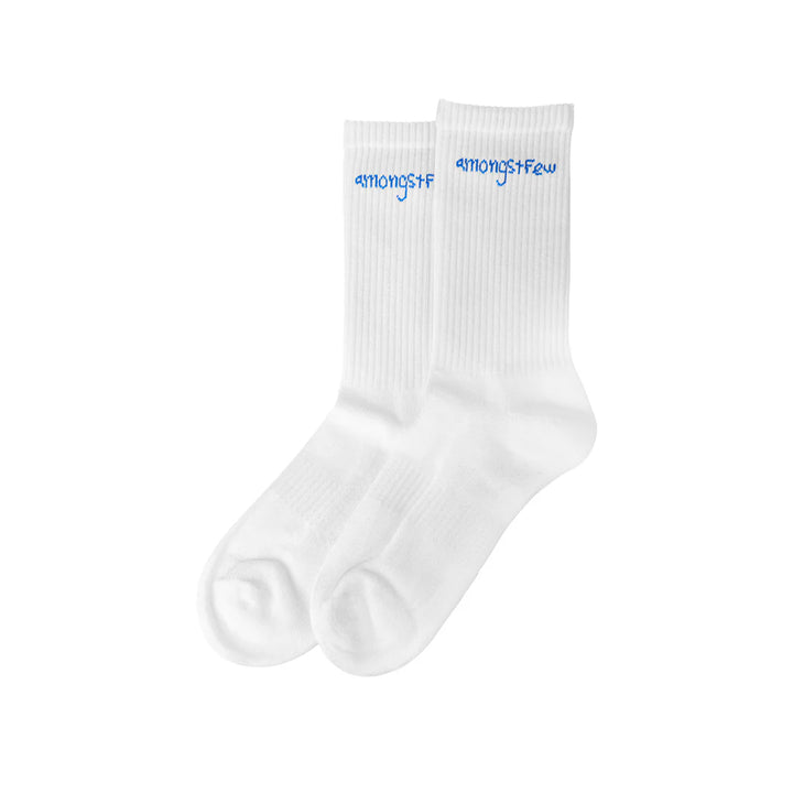 Hand Drawn Socks - White