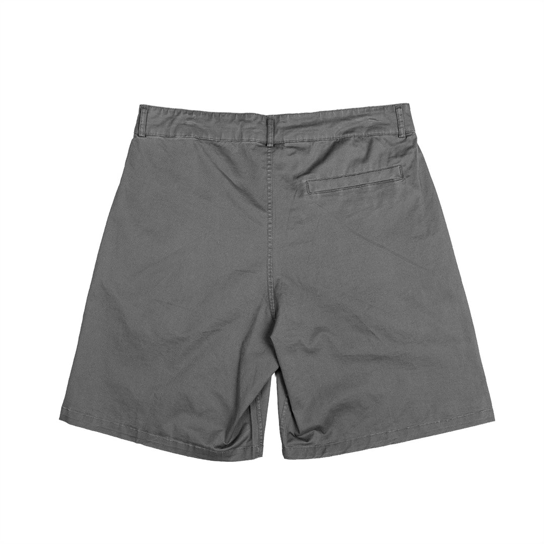 Chapel End Double Pleated Shorts - Grey