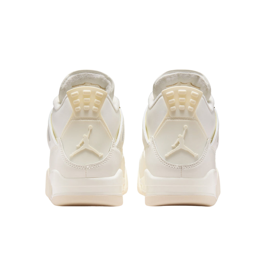 Wmns Air Jordan 4 Retro - Sail/Mtlc Gold-Black