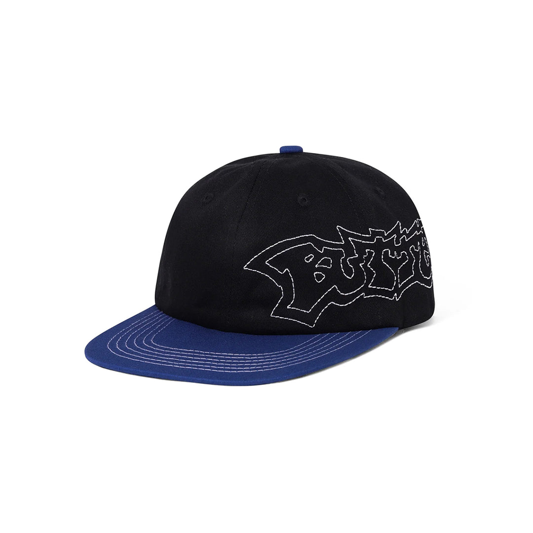 Yard 6 Panel Cap - Black / Royal Blue