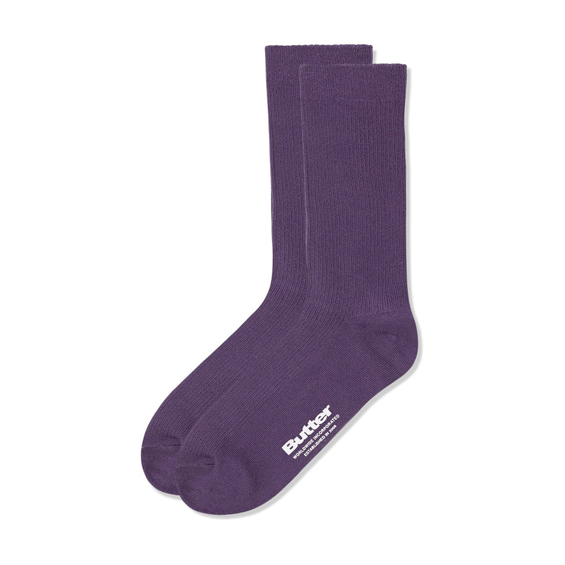 Pigment Dye Socks - Washed Mulberry