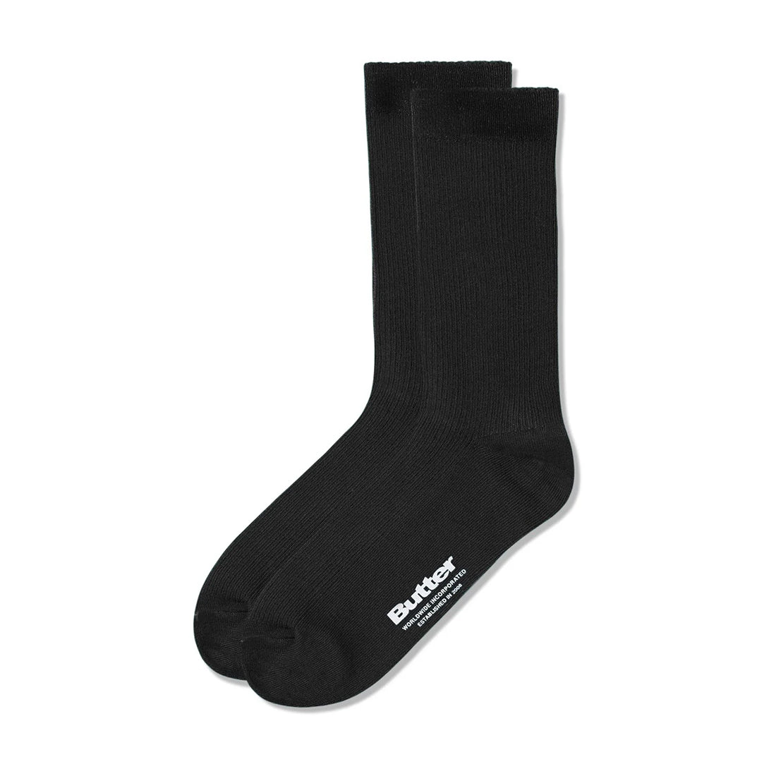 Pigment Dye Socks - Washed Black