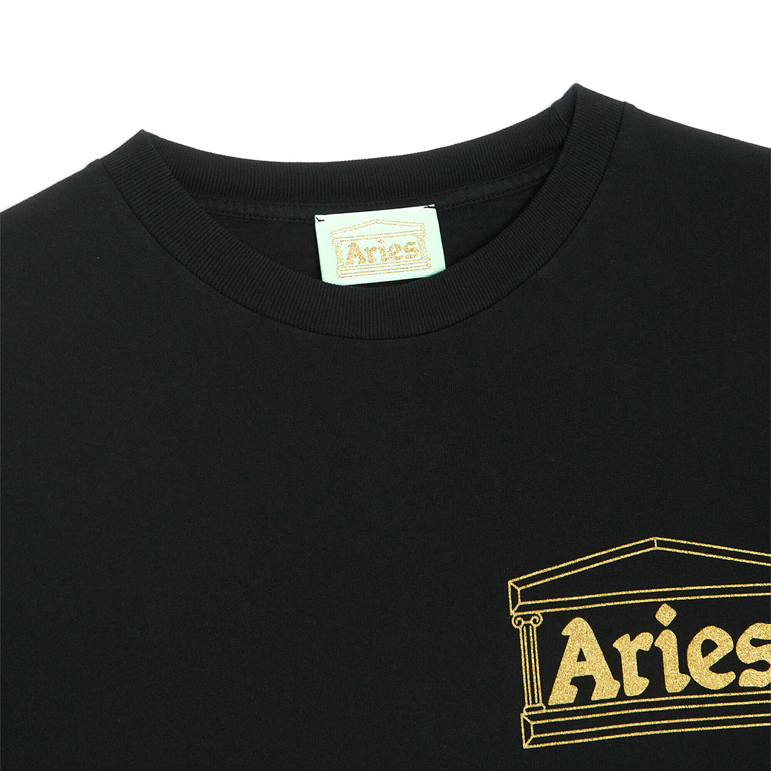 Temple SS Tee Blk Gold