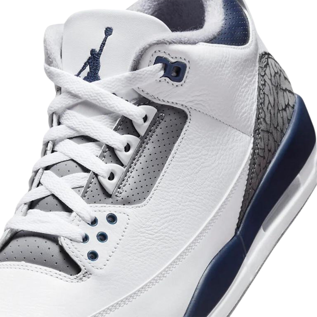 Air Jordan 3 Retro - White/Midnight Navy-Cement Grey-Black