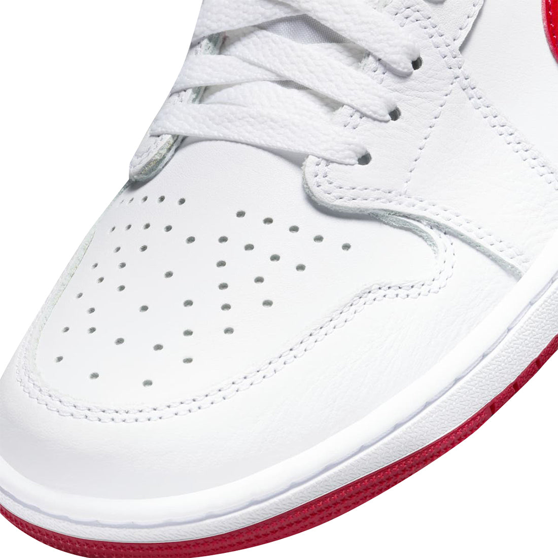 Air Jordan 1 Retro Low Og - White/Univ Red/White