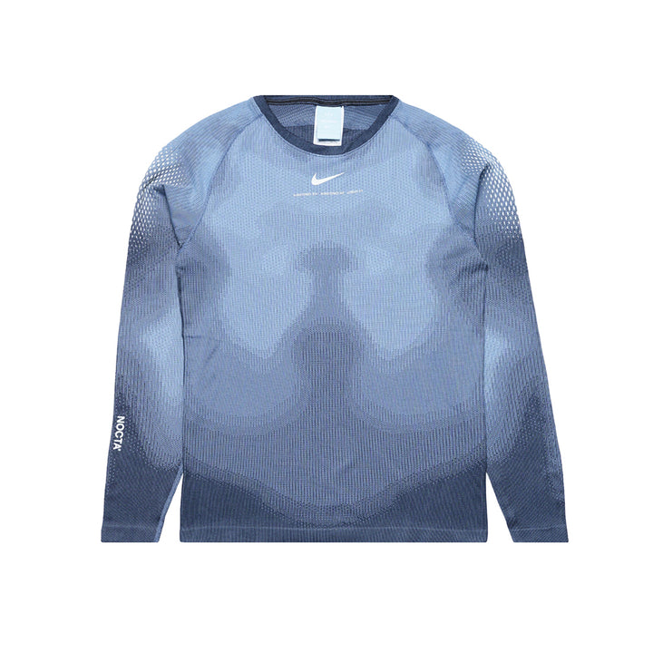 M Nrg Yb Df Eng Knit Ls Top - Cobalt Bliss/Dark Obsidian