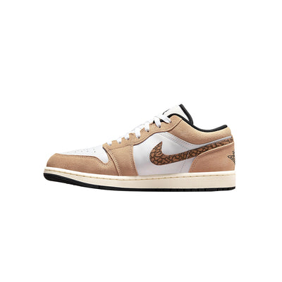 Air Jordan 1 Low Se - Hemp/Mtlc Gold-White-Lt British Tan-Blac