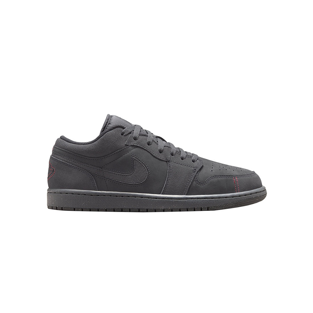 Air Jordan 1 Low Se Craft - Dk Smoke Grey/Black-Varsity Red