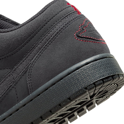 Air Jordan 1 Low Se Craft - Dk Smoke Grey/Black-Varsity Red