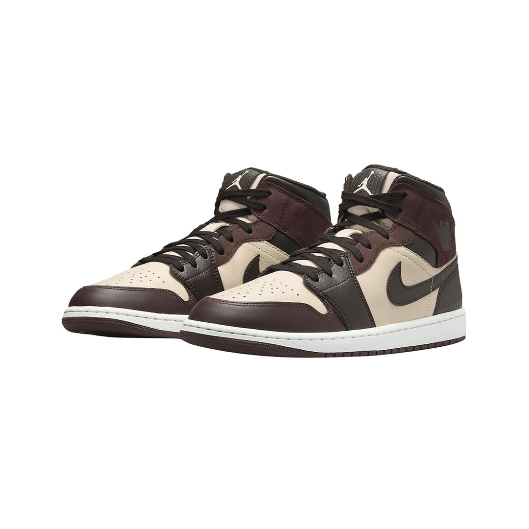 Air Jordan 1 Mid Se Nbhd - Velvet Brown/Earth-Sanddrift-Mtlc Gold-S