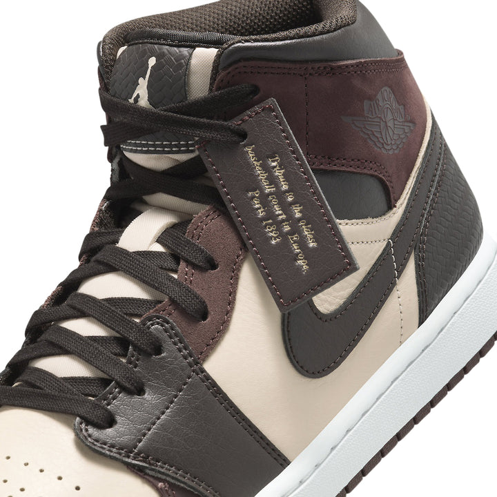 Air Jordan 1 Mid Se Nbhd - Velvet Brown/Earth-Sanddrift-Mtlc Gold-S