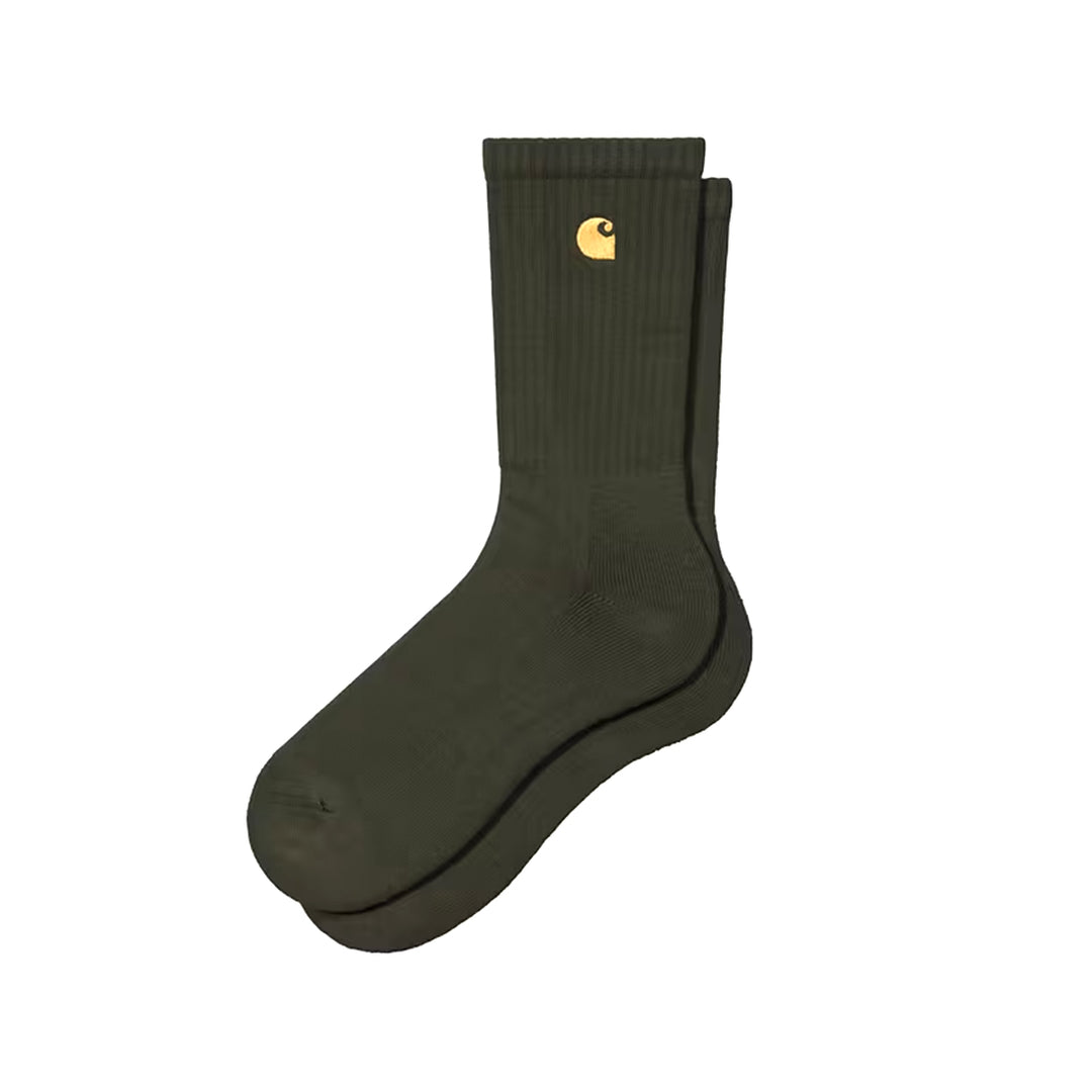 Chase Socks - Olive/Gold
