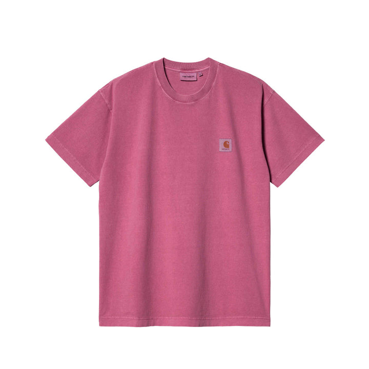 S/S Nelson T-Shirt - Magenta Garment Dyed