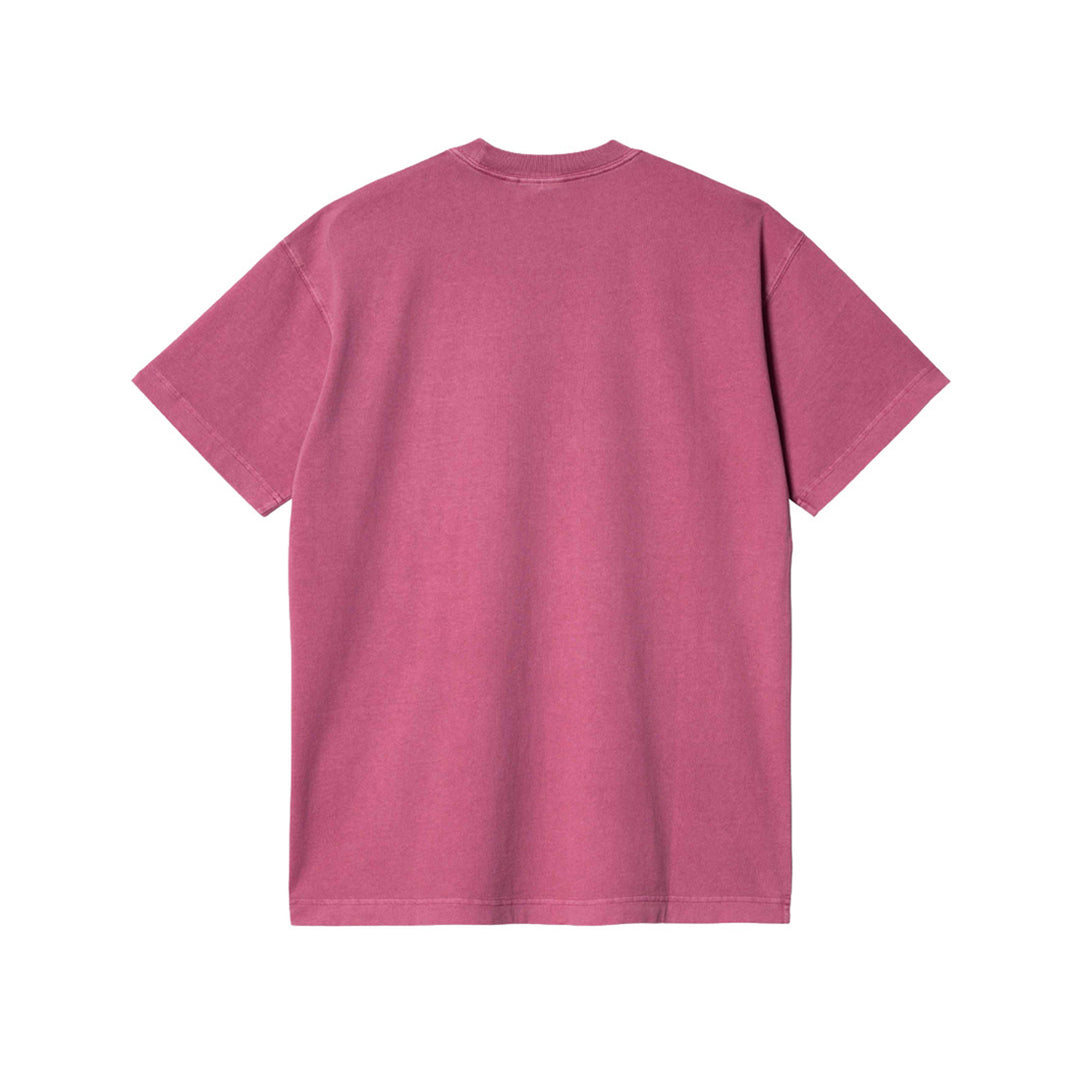 S/S Nelson T-Shirt - Magenta Garment Dyed