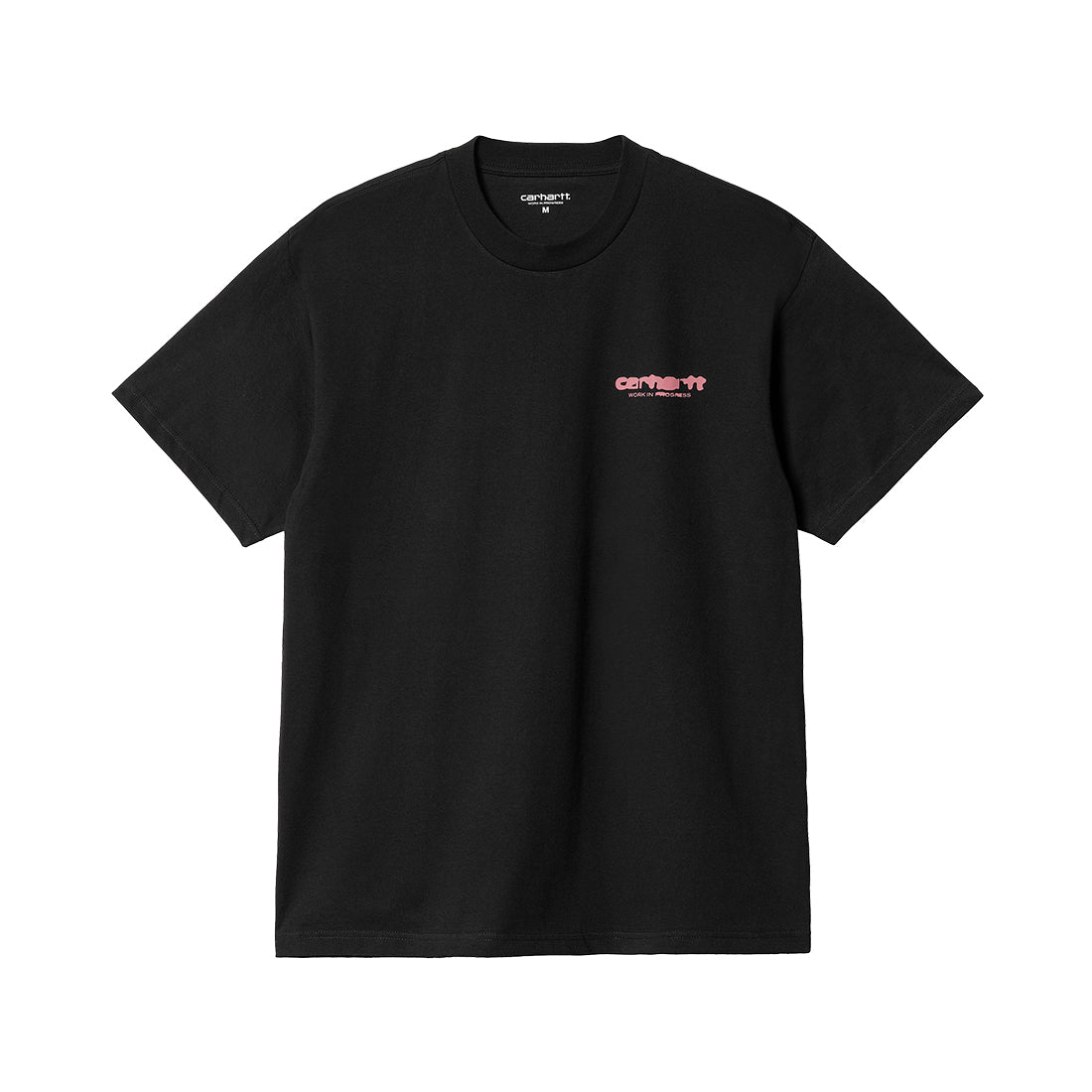 S/S Ink Bleed T-Shirt - Black/Pink