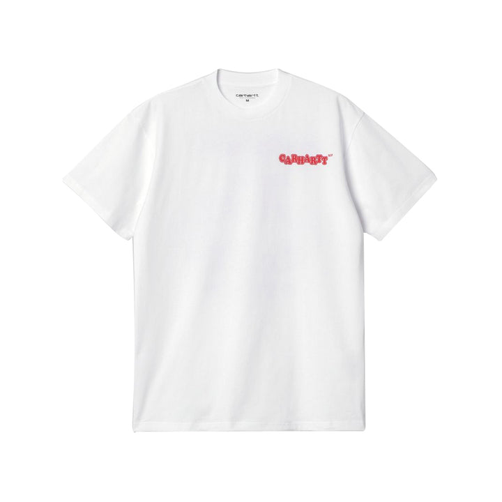 S/S Fast Food T-Shirt - White/Red