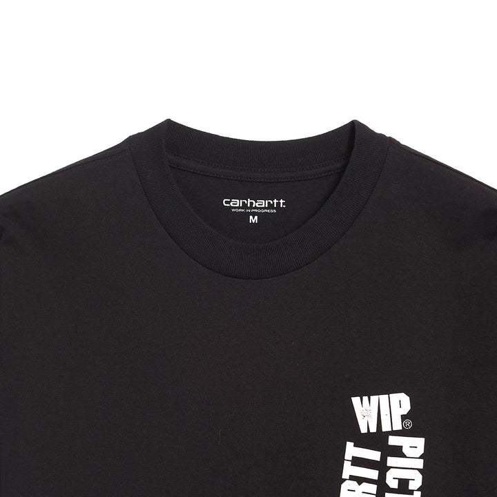 S/S Wip Pictures T-Shirt - Black