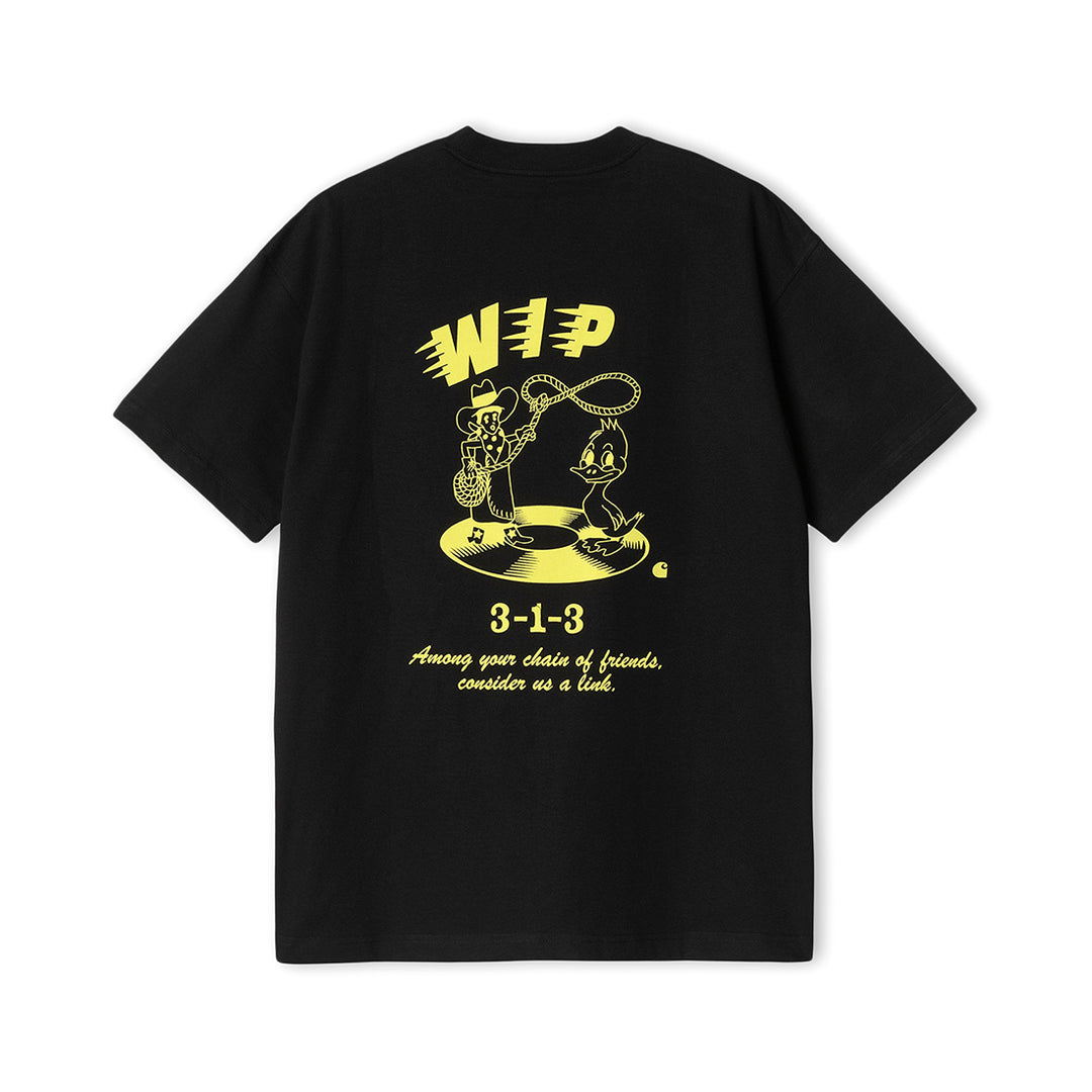 S/S Friendship T-Shirt - Black/Yellow