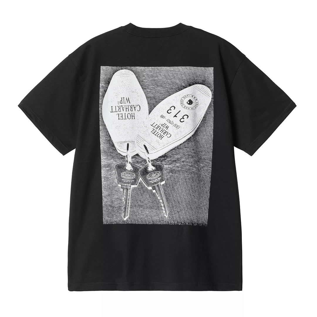 S/S Hotel Keys T-Shirt - Black/White