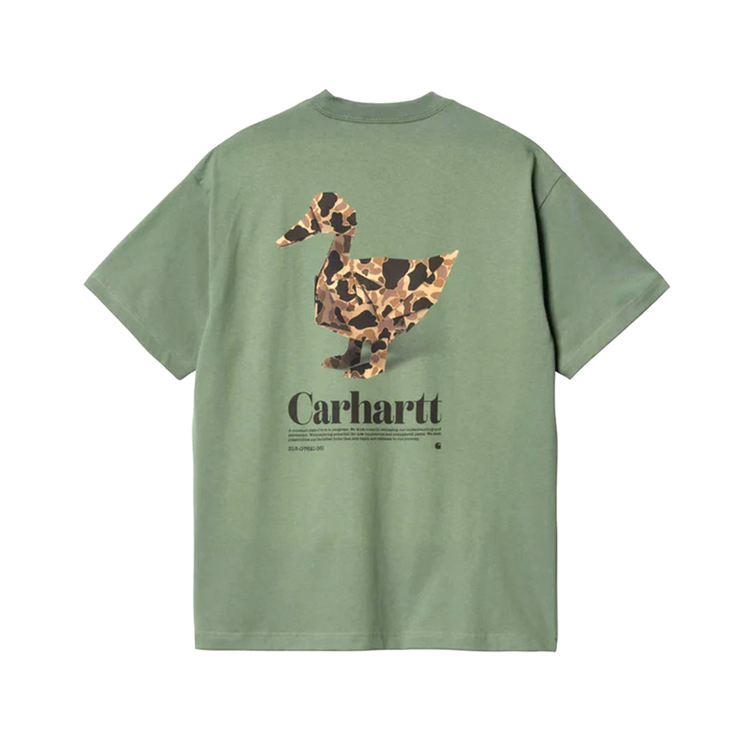 S/S Fold Duck T-Shirt - Duck Green