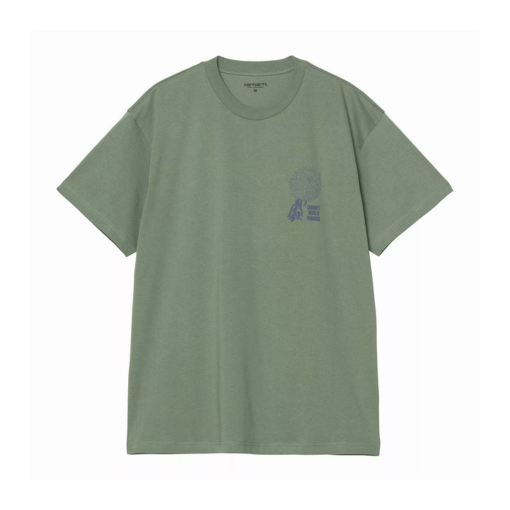 S/S Chrysanthemum T-Shirt - Duck Green