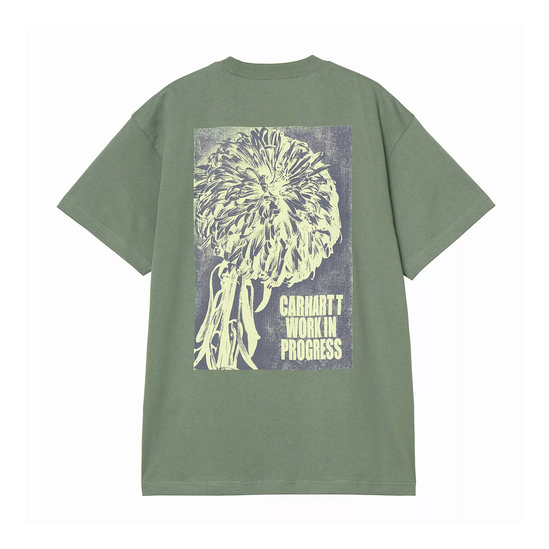S/S Chrysanthemum T-Shirt - Duck Green