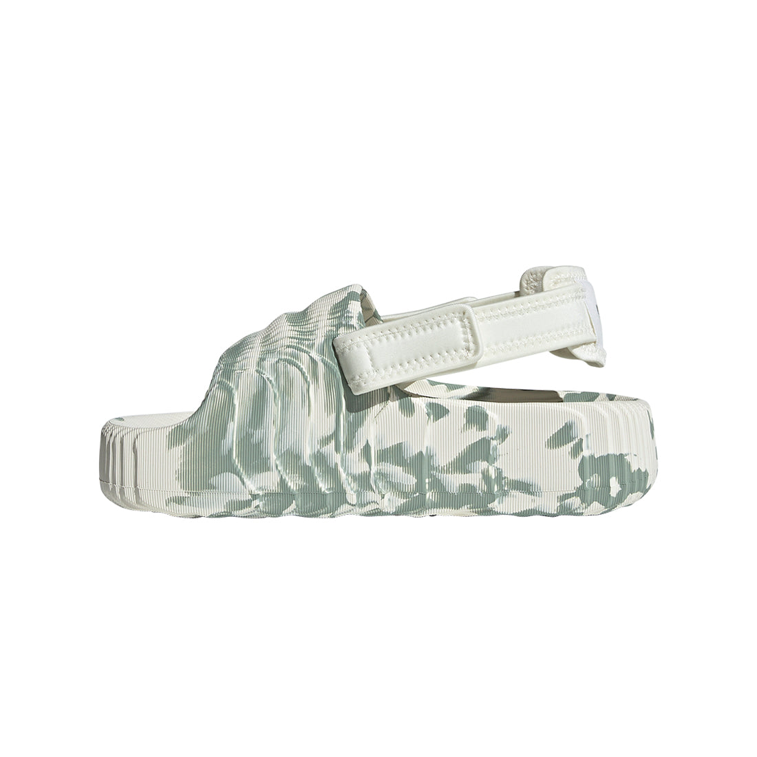 Adilette 22 Xlg W - Off White/Silver Green/Off White