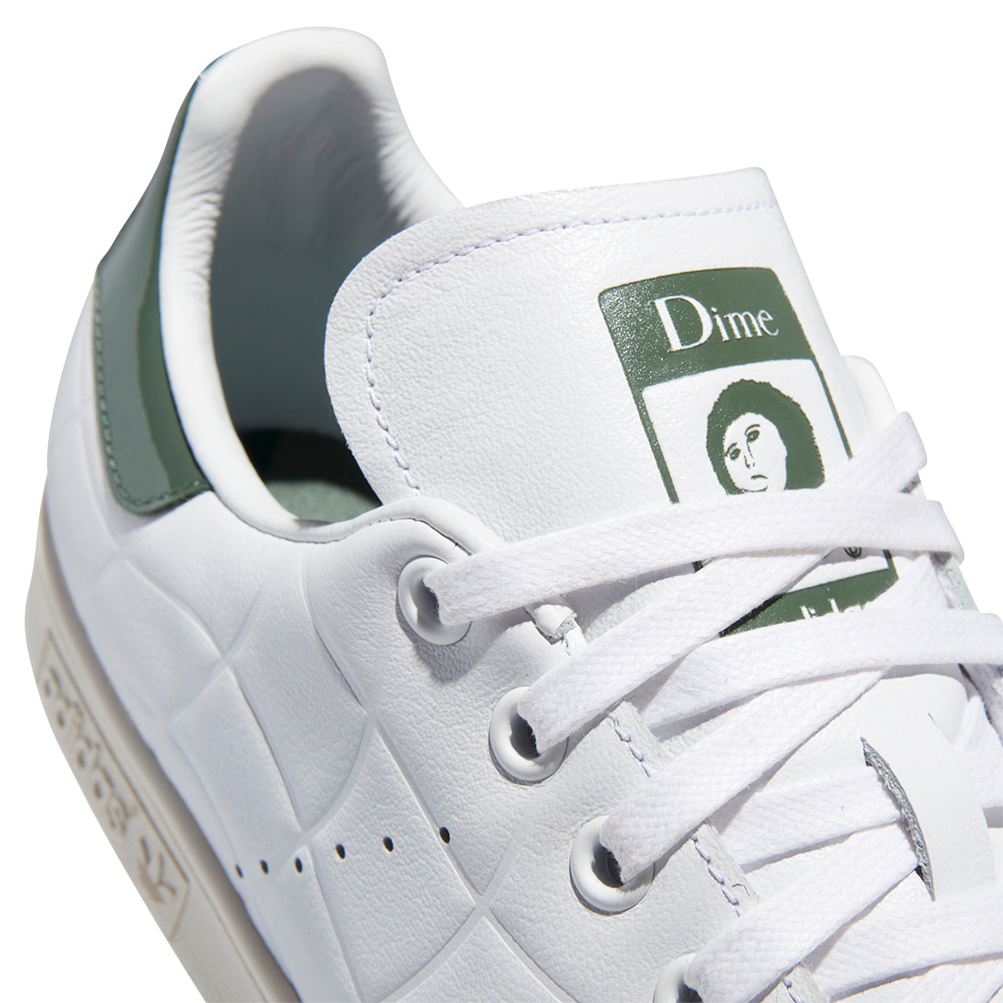 Dime Stan Smith - Ftwr White/Collegiate Green/Green Oxide