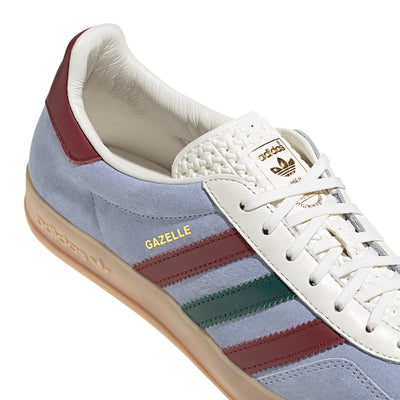 Gazelle Indoor - Blue Dawn/Collegiate Burgundy/Collegiate Green