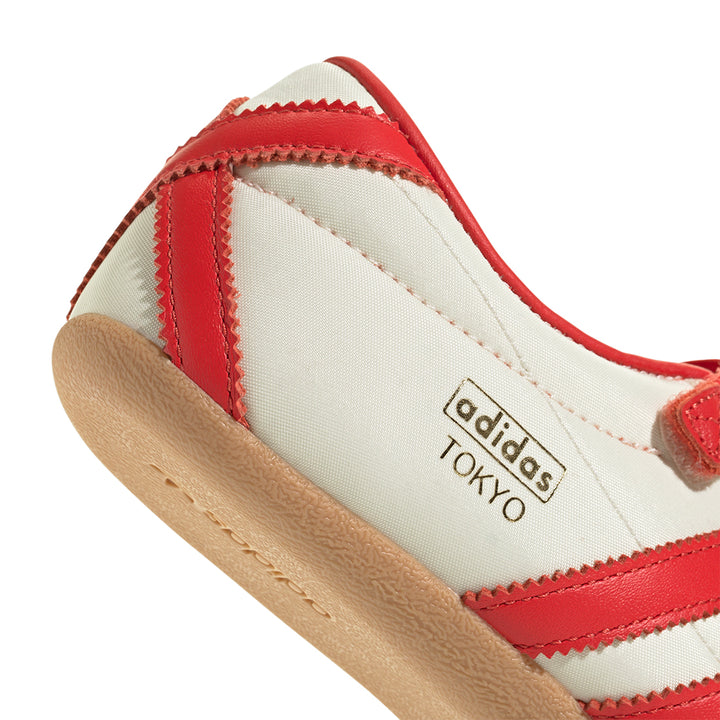Tokyo Mary Jane - Cream White / Red / Gold Metallic