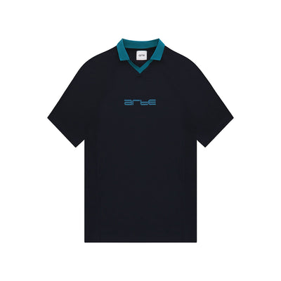 Taylor Collar T-Shirt - Navy