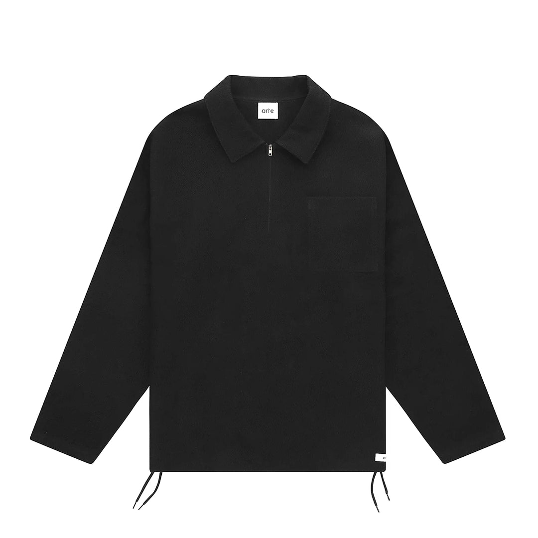 Label Pullover - Black