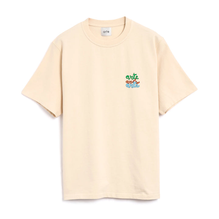 Multi Logo T-Shirt - Cream