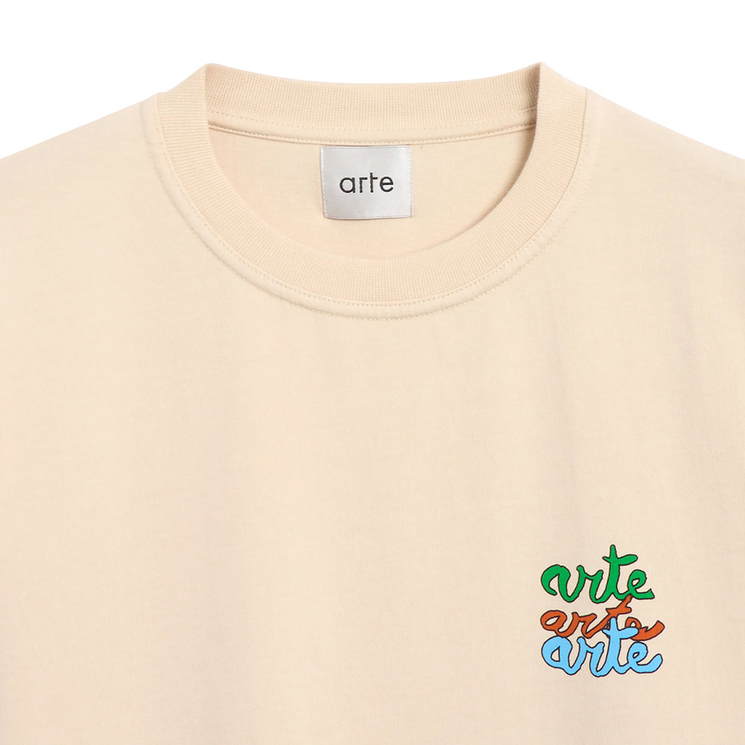 Multi Logo T-Shirt - Cream