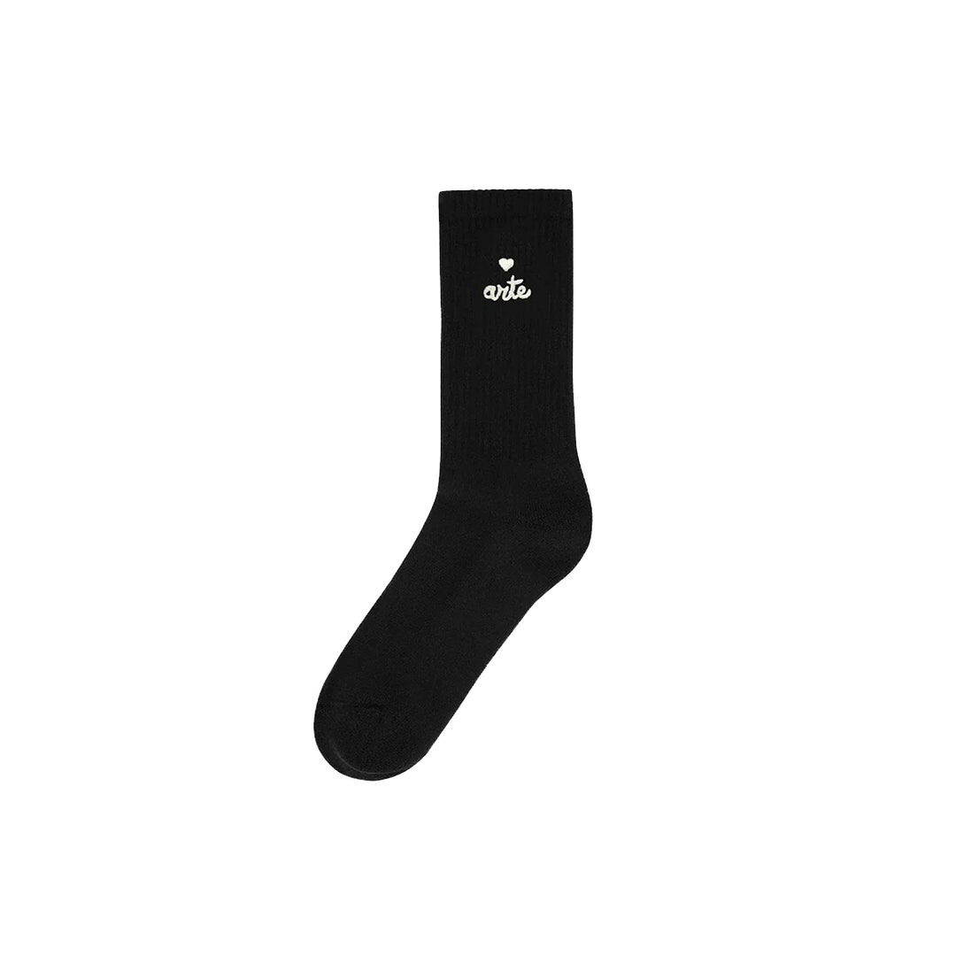 Heart Logo Socks - Black