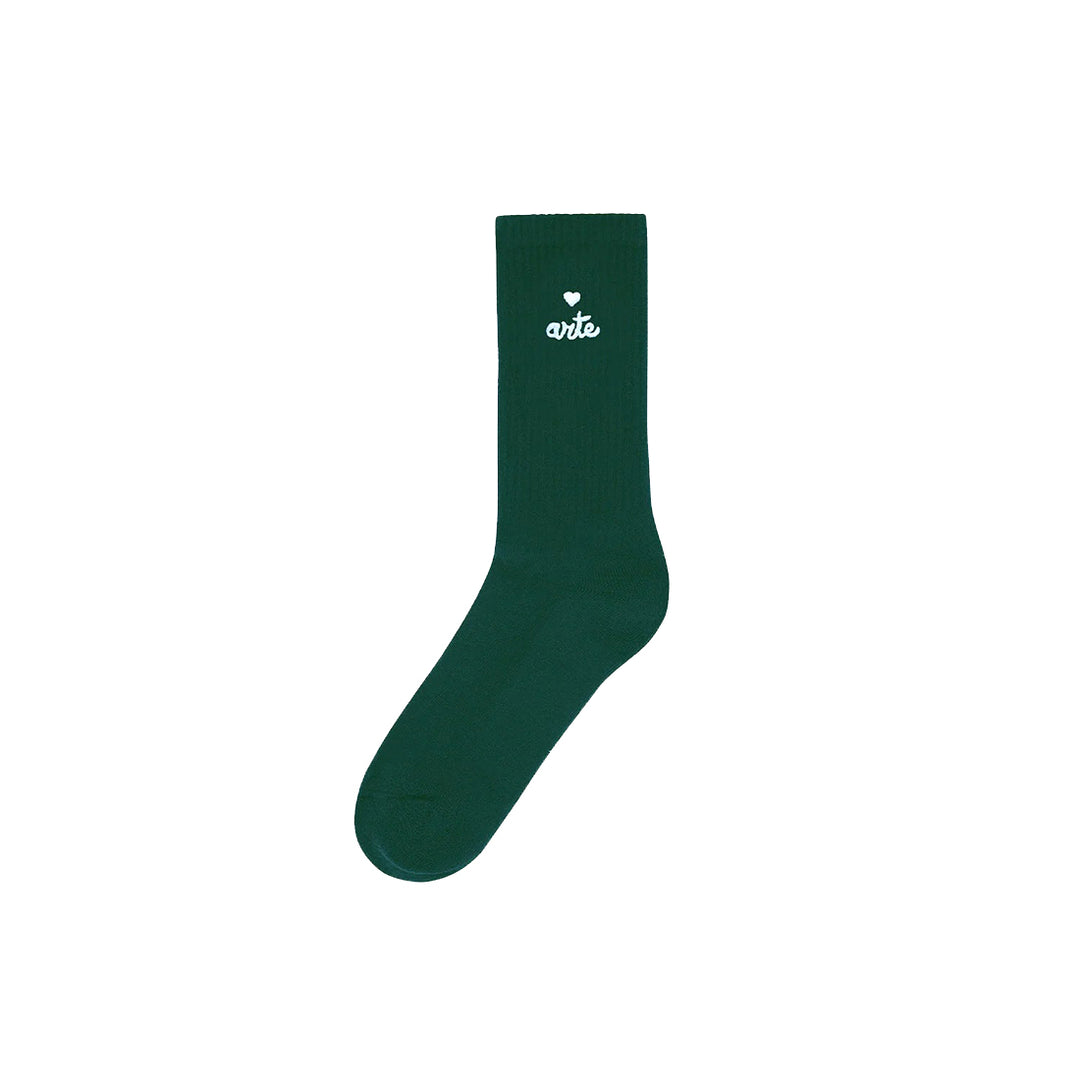 Heart Logo Socks - Green