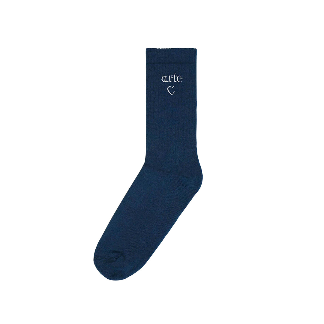Heart Logo Socks - Navy