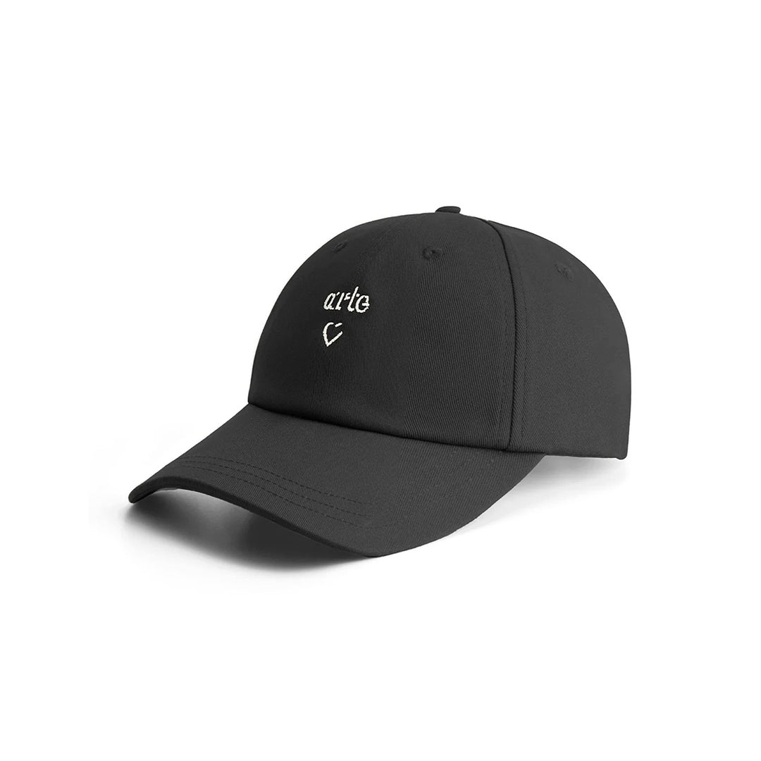 Heart Logo Cap - Black