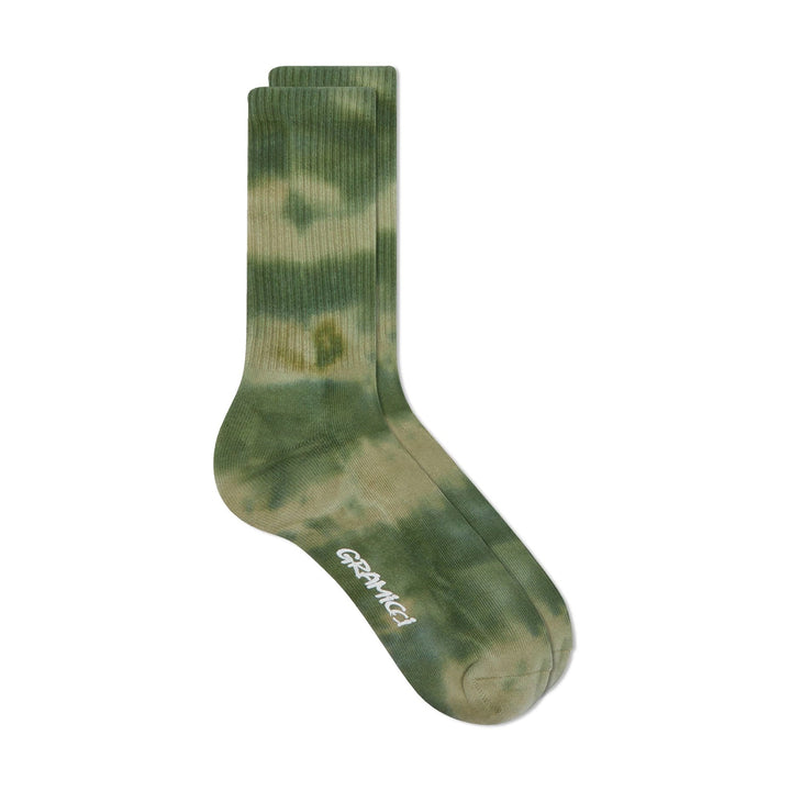 Tie Dye Crew Socks - Multi D