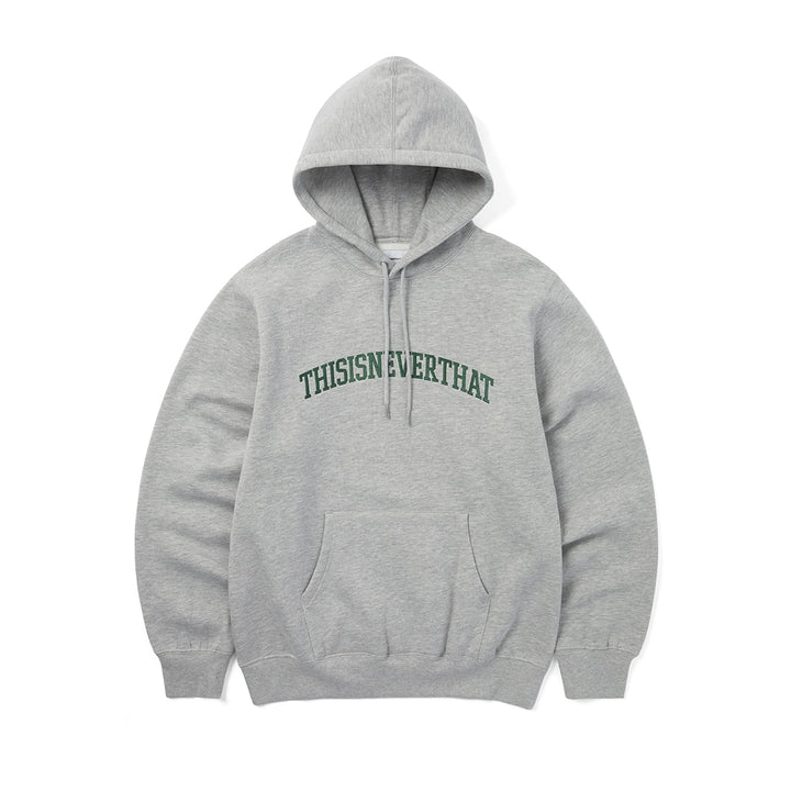 Arch-Logo Hoodie - Heather Grey
