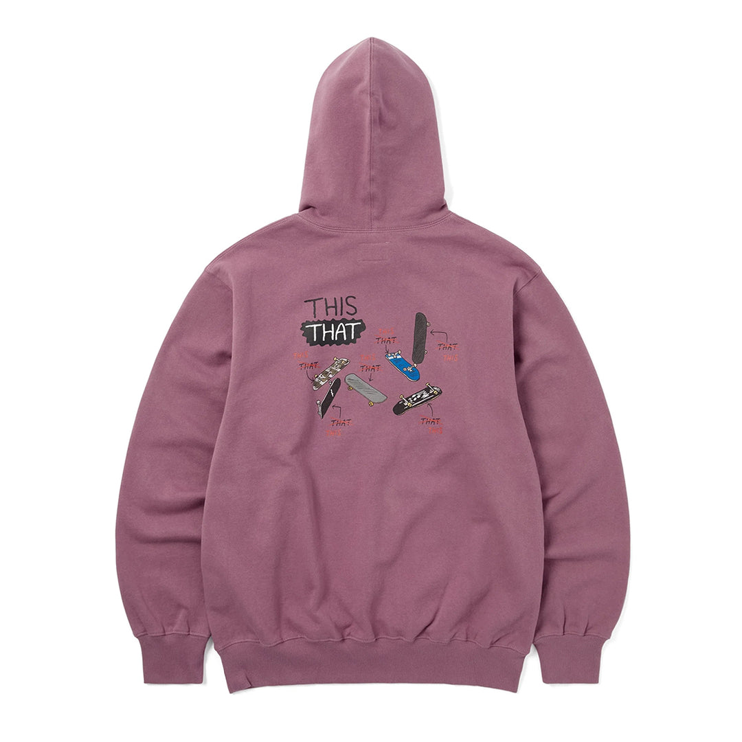 Thisthat Skate Hoodie - Fuchsia
